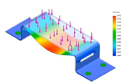 Imagen de solidworks curso Simulation