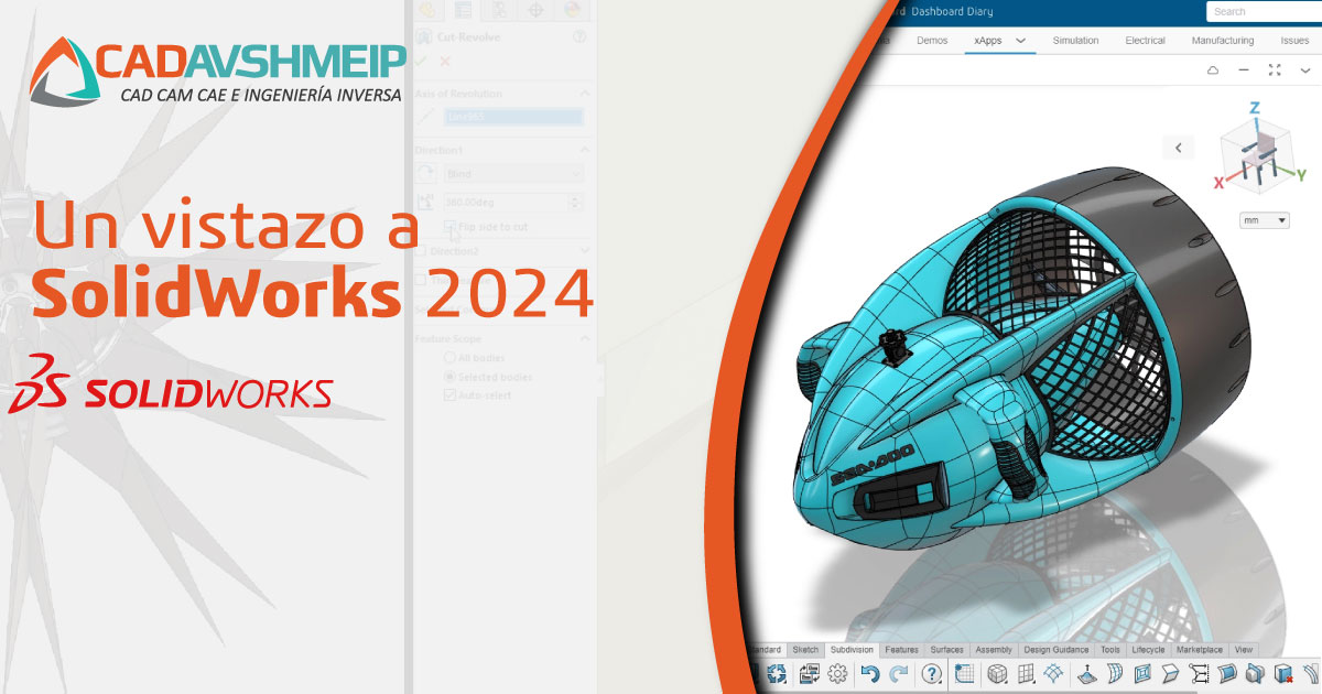 SolidWorks 2024 Primeras especificaciones