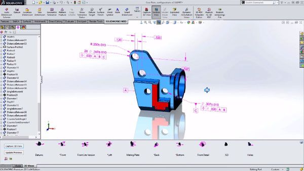 Solidworks eDrawings Imagen de colabora en un mundo AR/VR