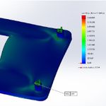 Solidworks simulation standard 2021 Análisis estático lineal Solidworks simulation standard imagen de analisis estático lineal