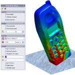 Solidworks simulation Professional imagen de análisis de prueba de caída