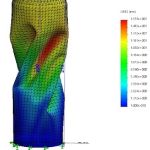 Solidworks simulation Premium imagen de analisis de piezas de plástico y caucho