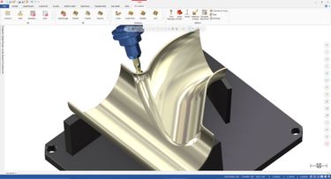 Mastercam 5 axis curve Eficiencia imagen de mastercam 5 axis curve Eficiencia