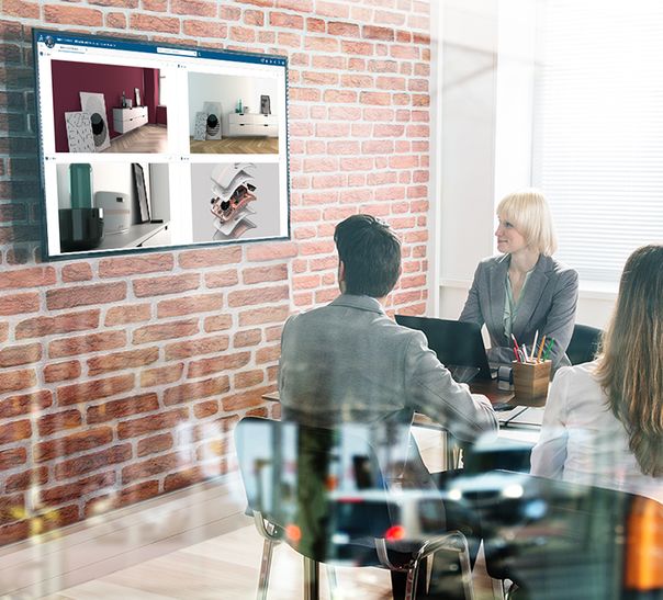 Distribuidor 3D Experience 2021 Marketing y ventas Imagen de Plataforma 3D Marketing/ventas