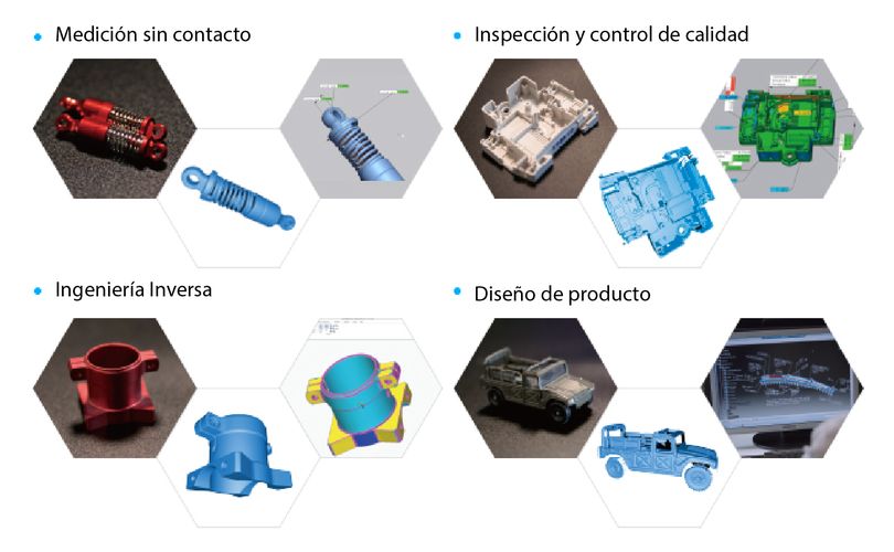 imagen de autoscan inspec escaner 3D Aplicaciones