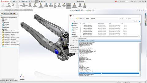 Interface SolidWorks 2024 Mexico Cadavshmeip