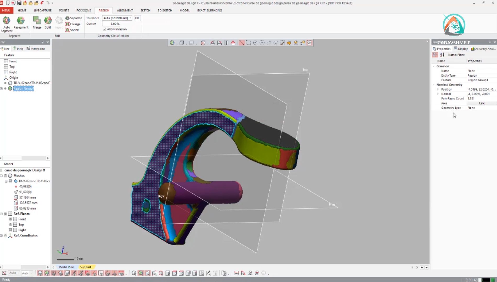 Geomagic Design X Tutorial Básico CAD AVSHMEIP