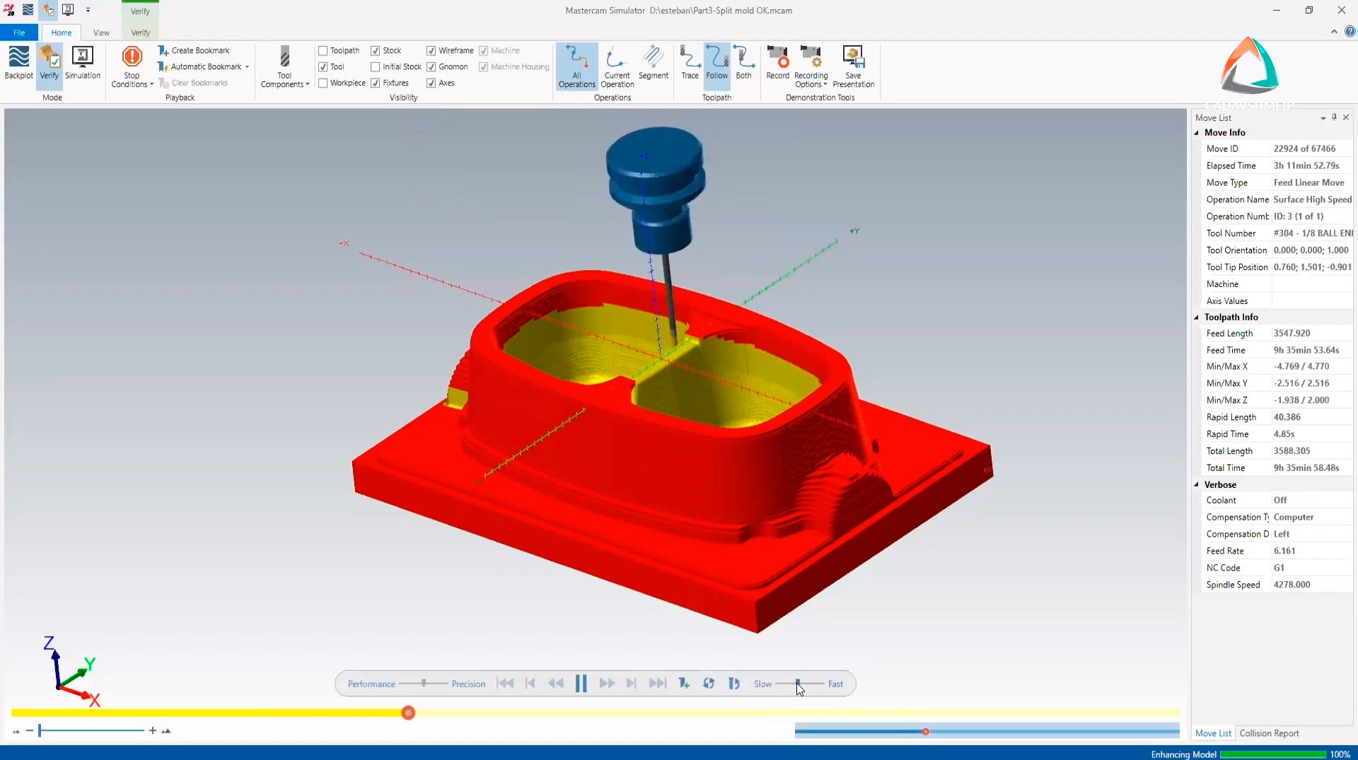 Tutorial Mastercam 2020 "Stock Model"