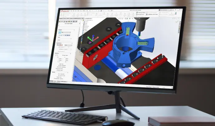 SolidWorks CAM acelera la programación CNC con herramientas de mecanizado con tecnología CAMWorks.