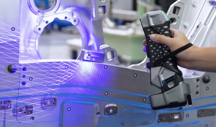 SIMSCAN-E - Escáner láser 3D inalámbrico y compacto para alta precisión