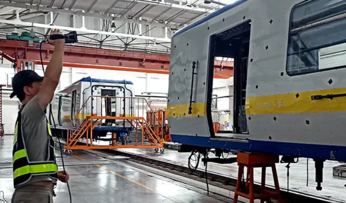 MSCAN-L15 - Sistema de fotogrametría para precisión volumétrica a gran escala