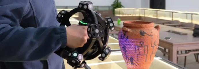 NimbleTrack-CR de SCANOLOGY para protección del patrimonio cultural con escaneo 3D y mapeo de texturas