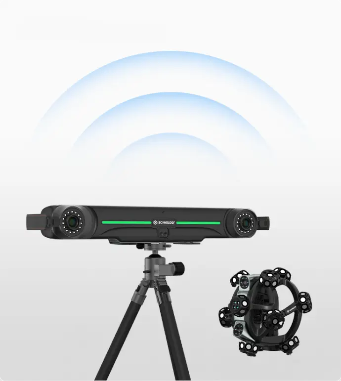 Diseño inalámbrico NimbleTrack Gen2 Scanology