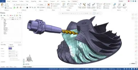 Flexibilidad de la máquina en Mastercam Mill-Turn