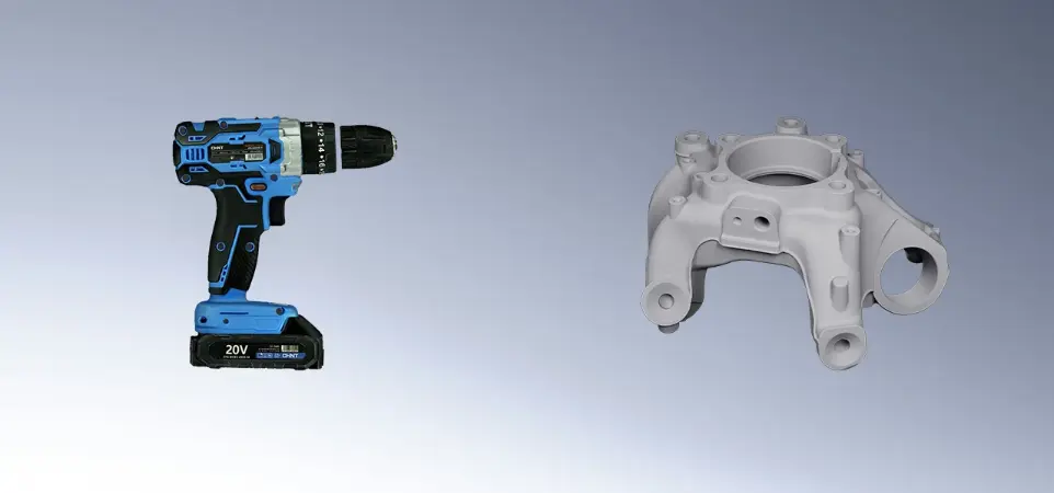 Pieza física antes del escaneo