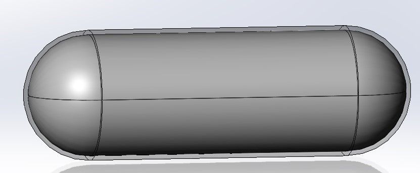 SolidWorks Flow Simulation - Análisis de Fluidos en movimiento - Volumenes a utilizar como fluidos de trabajo (agua y aire)..jpg